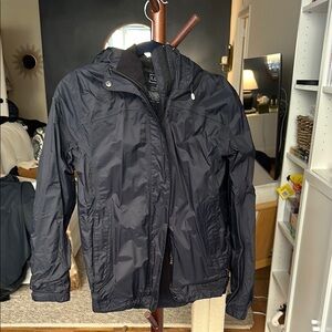 L.L. Bean Black Rain Jacket